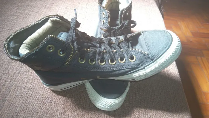 Tenis converse All star com siper preto n:38.