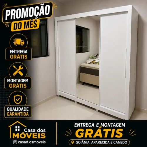 Guarda roupa Panamá Branco 