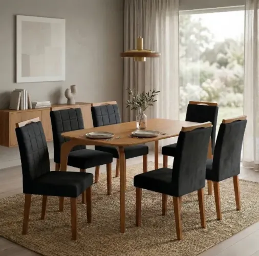 Conjunto de Jantar Imperial 6 Lugares