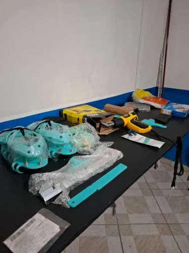 KIT FERRAMENTAS PARA APLICAÇÃO DE PORCELANATO LÍQUIDO