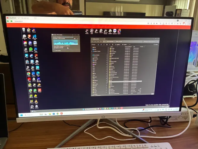 Monitor branco 27? full HD 1ms gamer novo