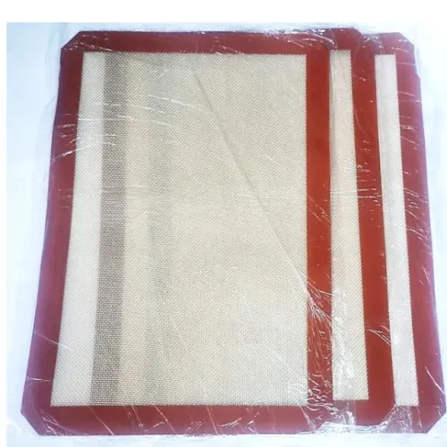  3 Tapetes Antiaderente Silicone Fibra De Vidro 42 x30cm para uso culinario