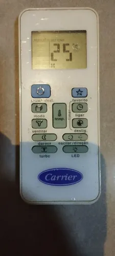 Controle para ar-condicionado Carrier