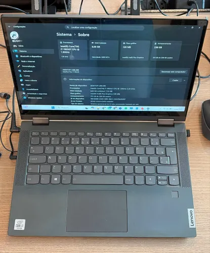Notebook Lenovo 5 - i7 1065G7 RAM 8GB GPU Integrada