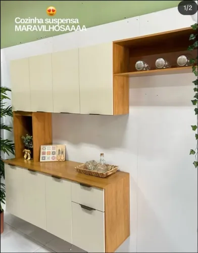 Armário De Cozinha Compacta Nara Poliman - Novo e embalado!!