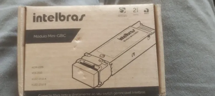 Módulo sfp Intelbras para fibra óptica até 500 metros