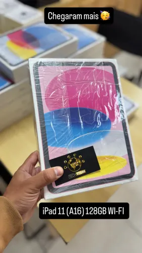 iPad 11 128GB Wi-Fi Cores: Rosa e Azul