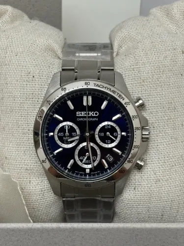 Relógio Seiko Selection Spirit SBTR011 Cronógrafo Azul - Original Japão | Novo Full Set