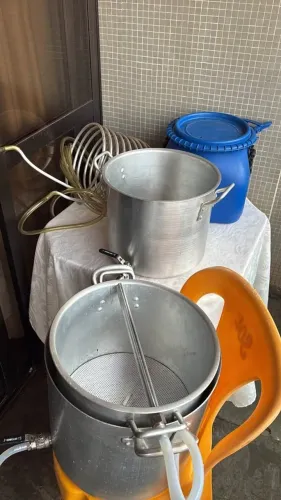 Kit CERVEJA ARTESANAL, panela cervejeira