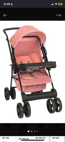 Carrinho de bebe tutti baby