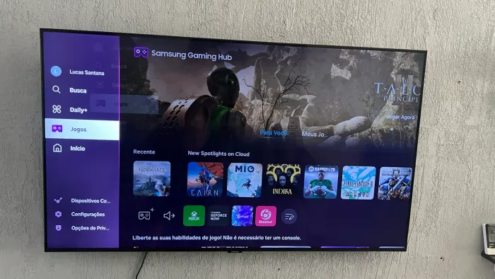 Smart TV 50" 4K Samsung 50U8600F Crystal HDR Tizen Alexa e Xbox Gaming