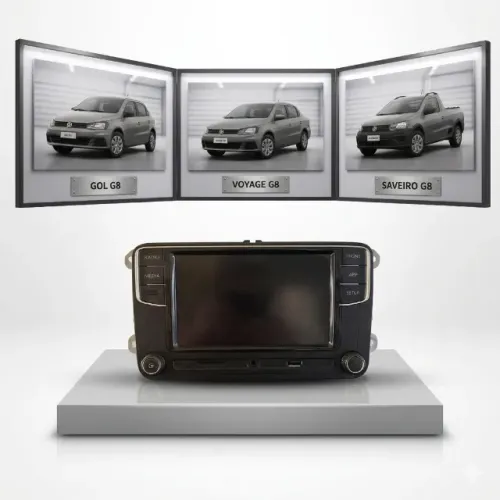 Kit Multimídia Original VW - Gol, Voyage, Saveiro G8 e Polo