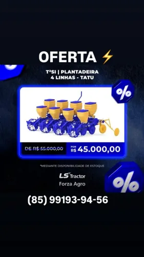 Plantadeira 4 linhas