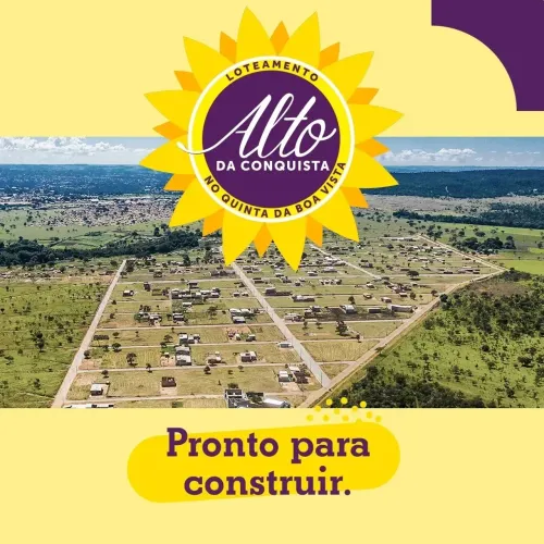 Loteamento Alto da Conquista - Parcelas a partir de R$ 425