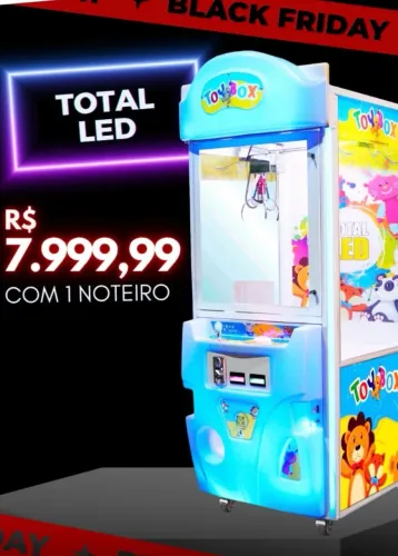 Máquina pelúcia total led