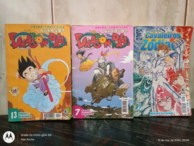 Revistas antigas Dragon Ball/ Cavaleiros do Zodíaco