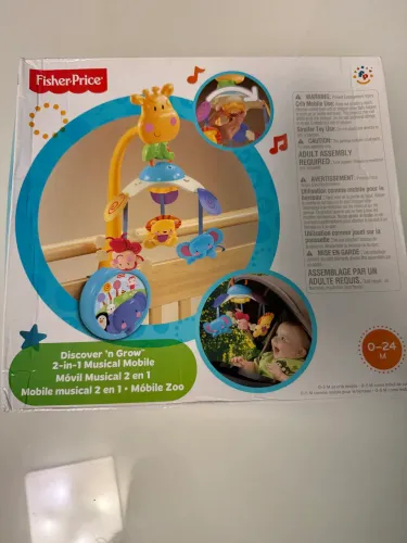 Mobile zoo musical 2 em 1 fisherprice novo