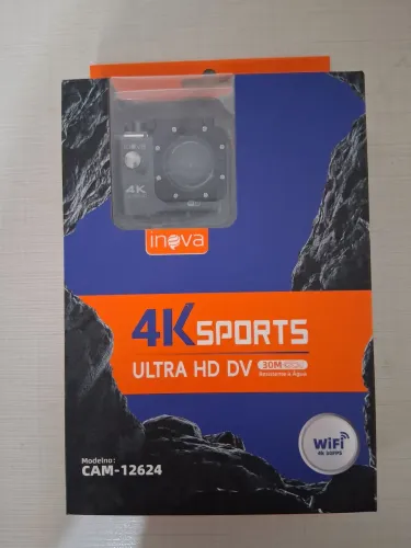 Câmera  para esportes de ação 4K ultra HD