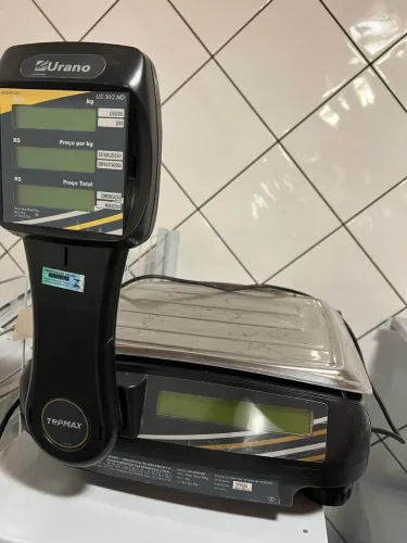Balança de mercado etiquetadora