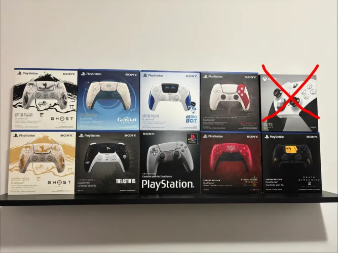 Coleção Controles Dualsense e Xbox (Edição Limitada)