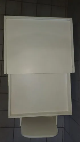 Mesa + cadeira em madeira infantil com regulagem
