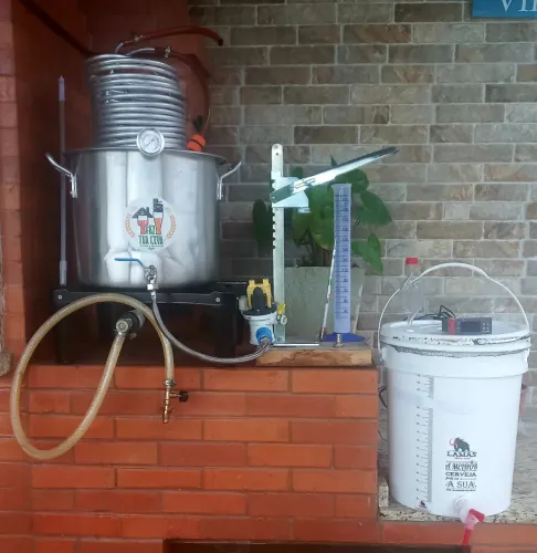 Equipamento para fabricação de cerveja artesanal 20L 