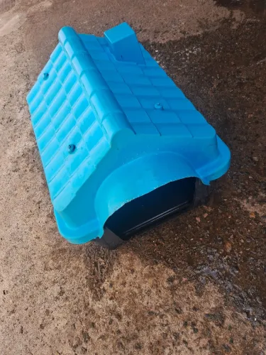 Casinha de cachorro e produtos de cachorro