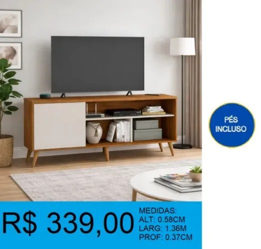 Rack alt:58cm larg:1,36m prof:37cm - entrega gratuita!