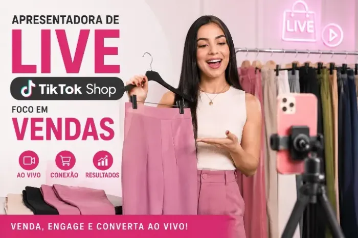 Vaga de Apresentadora de Live