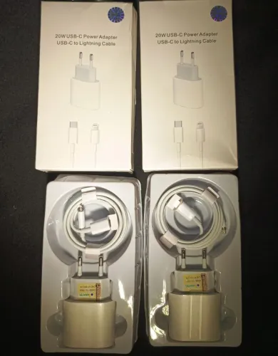 Carregador Rápido 20W USB-C Lightning iPhone Cabo Incluso
