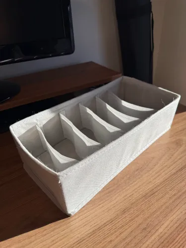 Organizadores para guarda-roupa cor cinza