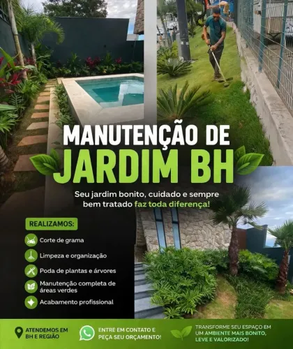 Serviço de jardinagem e paisagismo 