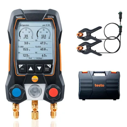 Kit Manifold + Vacuômetro TESTO