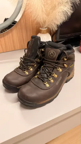 Bota Couro Bull Terrier Freemont Prova D'Água Masculina - Marrom Escuro