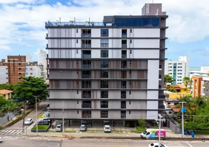 Flat com 1 dormitório à venda, 24 m² por R$ 359.900,00 - Ponta de Campina - Cabedelo/PB