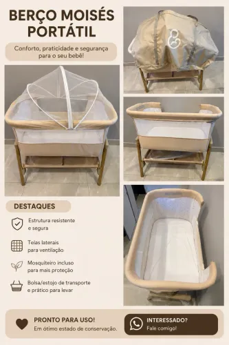 Berço coleite portátil