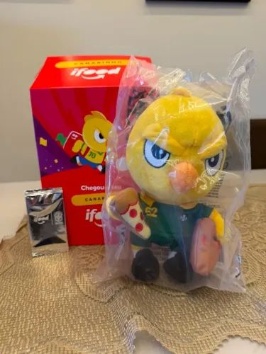 Canarinho Ifood Copa Do Mundo 1962 Com Pizza E Sacola 62