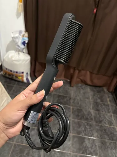 Escova alisadora de cabelo pente 