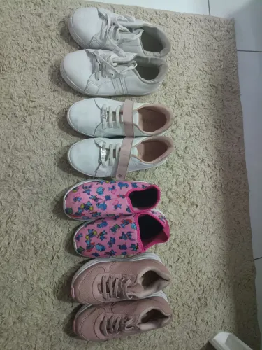 Tênis 34 lote feminino