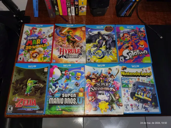 Vendo jogos de Wii U