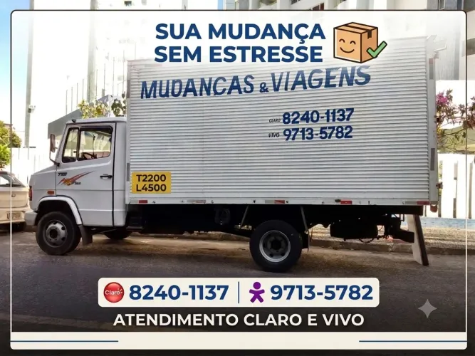 Mudanças e viagens para todo Brasil!