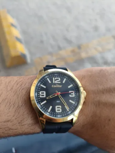 Relógio Condor pulseira de silicone 