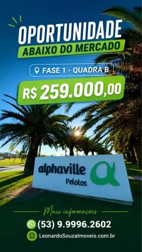 Terreno de meio Alphaville Fase 1