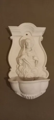 Pia Água Benta Sagrado Coração de Jesus (Marca Geammal)