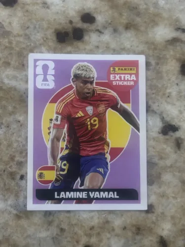 Figurinha Rara Legend Extra Sticker Lamine Yamal Original