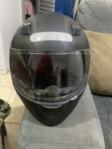Capacete Preto Tam 58 - Marca MIXS
