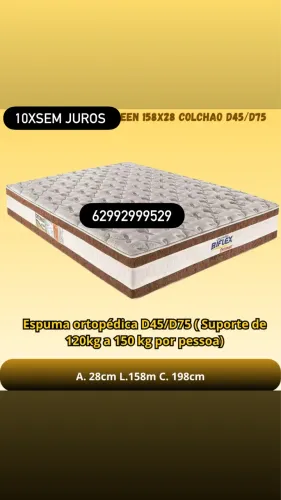 Colchão Queen size D45 