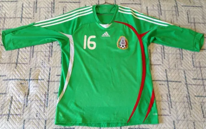 CAMISA SELEÇÃO MÉXICO 2008 2009 HOME CASA VERDE ADIDAS COPA DO MUNDO