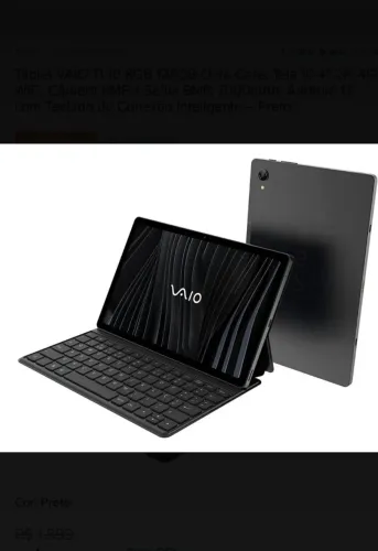 Tablet Vaio com teclado 