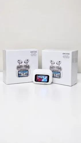 Fone de ouvido bluetooth com tela digital
